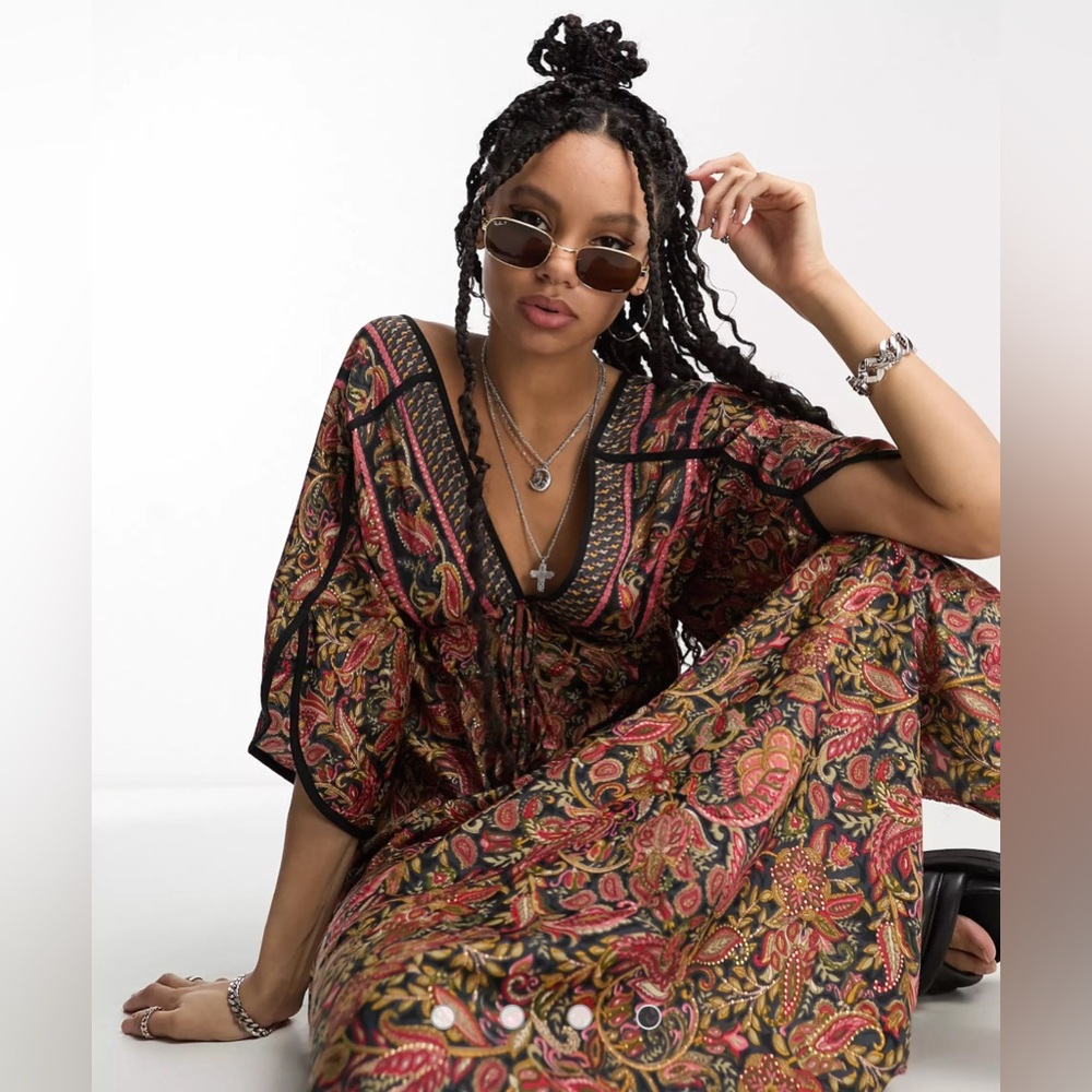 RAGA Multicolor Paisley Maxi Dress